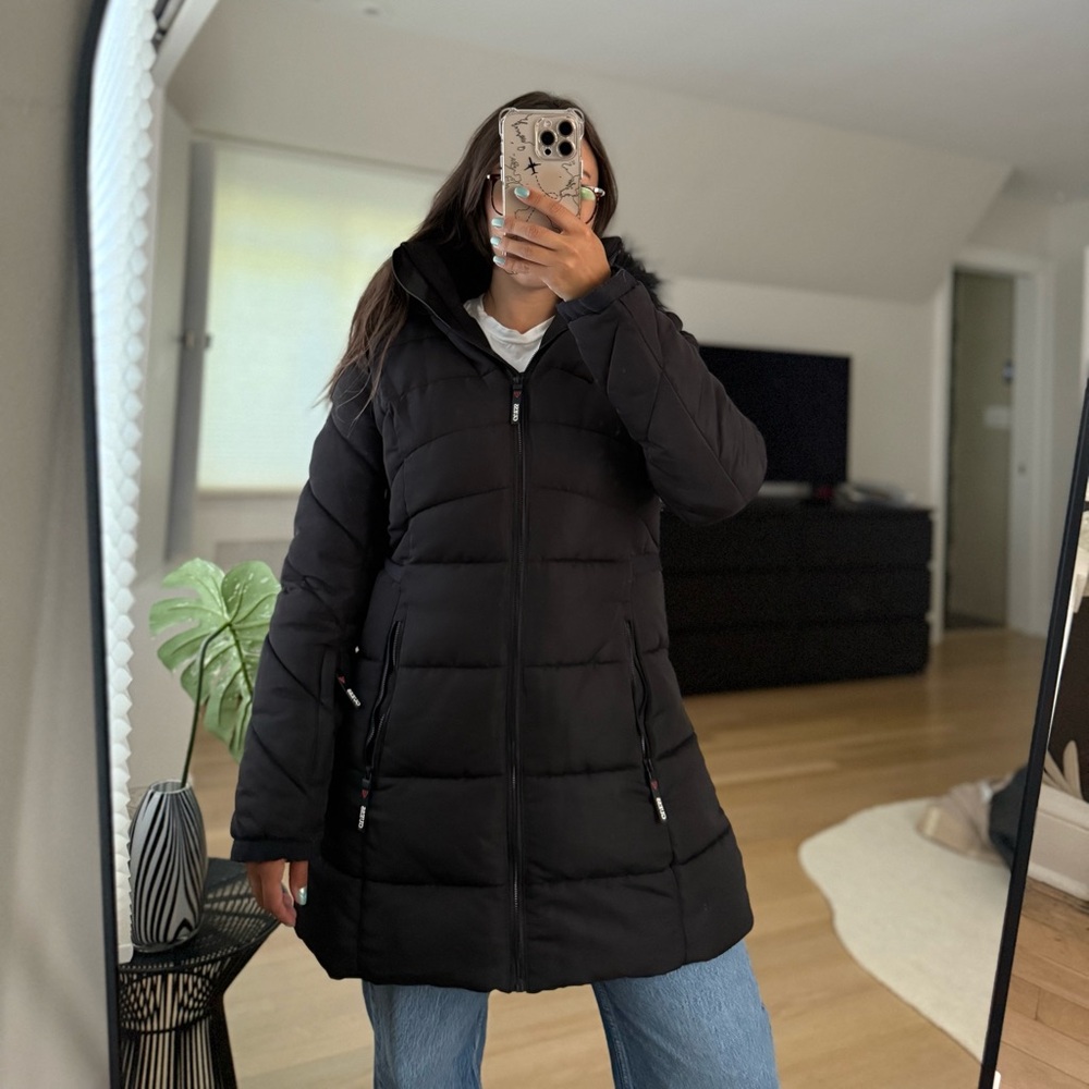 Guess Black Puffer Jacket